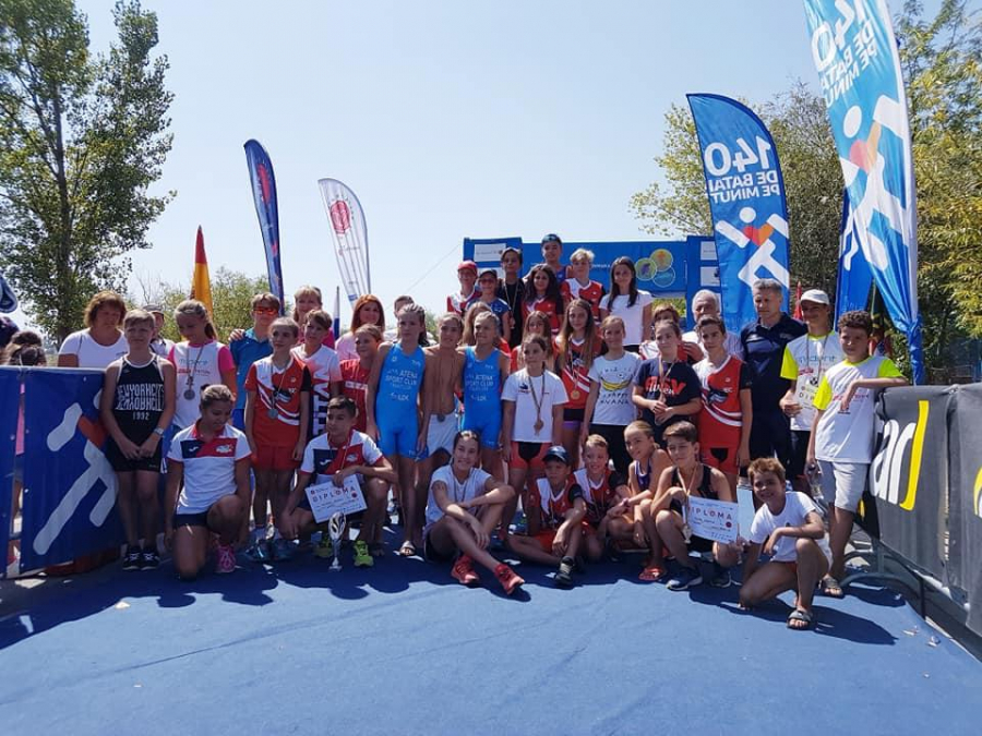 Sportivi gălățeni, campioni la triatlon