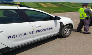 Maşină neînmatriculată, găsită în trafic