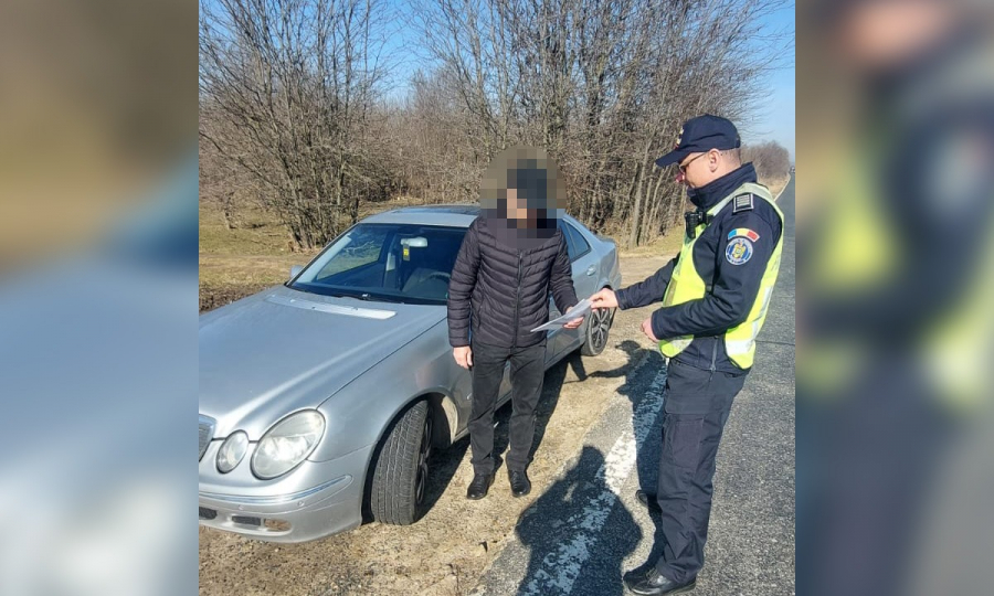 Sirian prins la Rogojeni cu permis de conducere fals