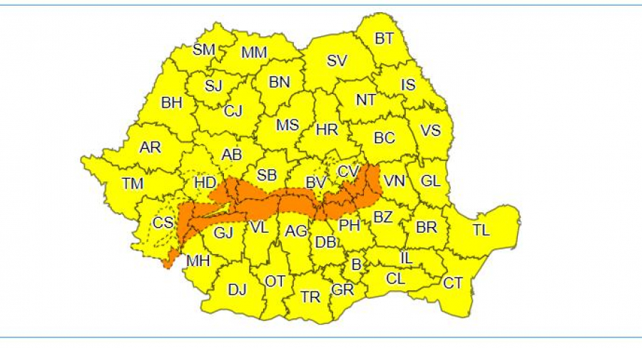 Viscol, ger și polei în toată țara