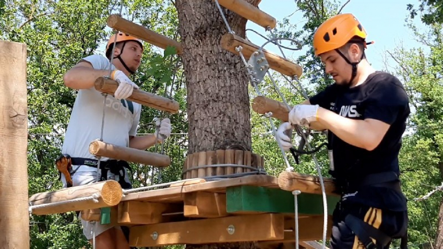 Ultimul weekend din acest an la Parcul de Aventură din Pădurea Gârboavele