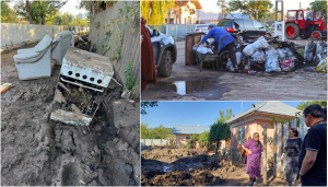 „Familii întregi rămase fără adăpost, surse de hrană şi venituri, impactul social este uriaş”. Prefectura a centralizat evaluarea pagubelor produse de inundaţii
