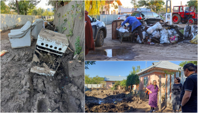 „Familii întregi rămase fără adăpost, surse de hrană şi venituri, impactul social este uriaş”. Prefectura a centralizat evaluarea pagubelor produse de inundaţii