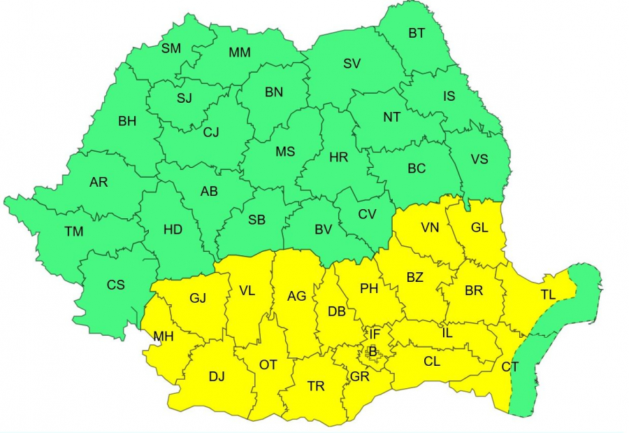 Meteo. O nouă zi cu disconfort termic la Galaţi