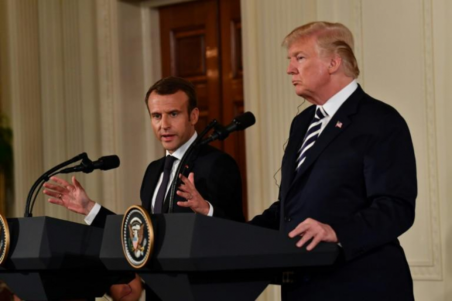 Trump şi Macron, cu ochii pe programul nuclear iranian