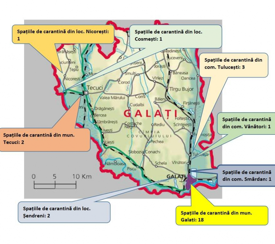 Decontări ilegale pentru carantinarea gălățenilor. Nereguli constatate de Curtea de Conturi