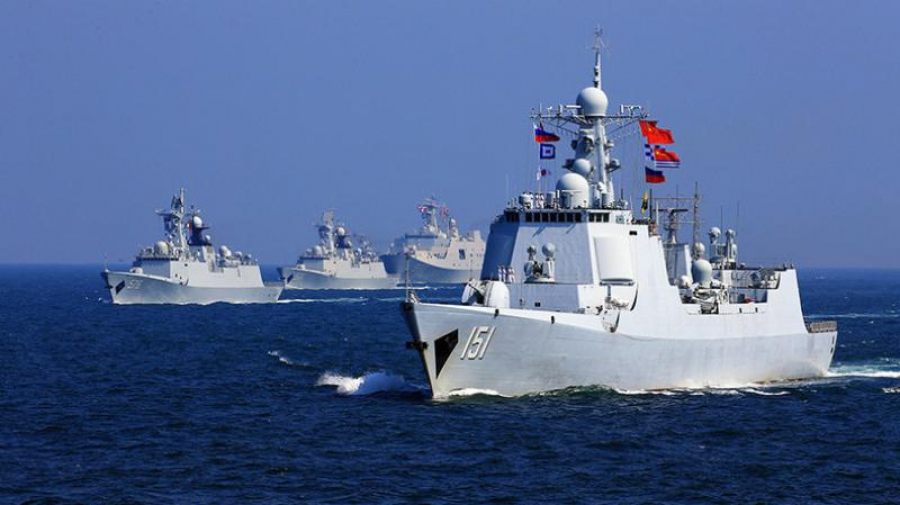 Grup de nave militare ruso-chineze, în exerciţii comune