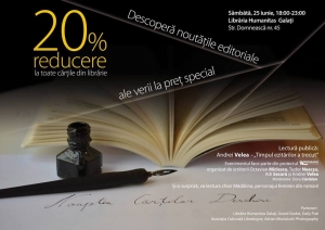 Sărbătoarea cărţii ajunge la librăria &quot;Humanitas&quot;