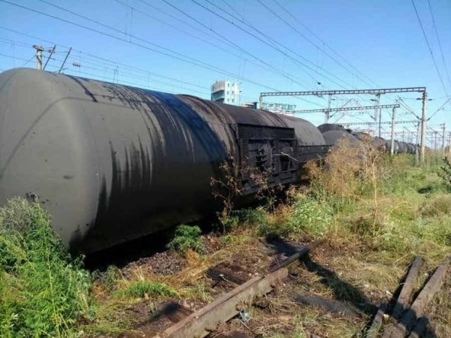 Tren de marfă deraiat în apropiere de Țăndărei