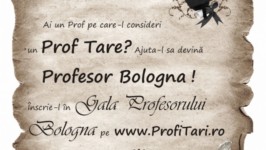 Studenţii îşi aleg "profii tari"/ Start la nominalizările pentru Profesorul Bologna