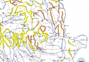 Avertizare de inundaţii locale pe afluenţii râurilor Siret şi Prut