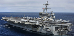 Portavion american, mobilizat în Orientul Mijlociu