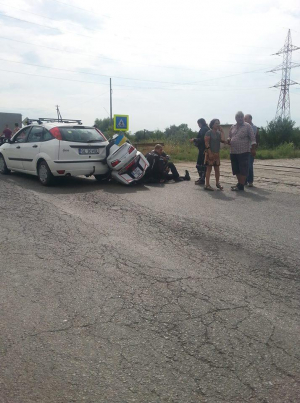 Motociclist ucrainean, rănit grav la Galaţi