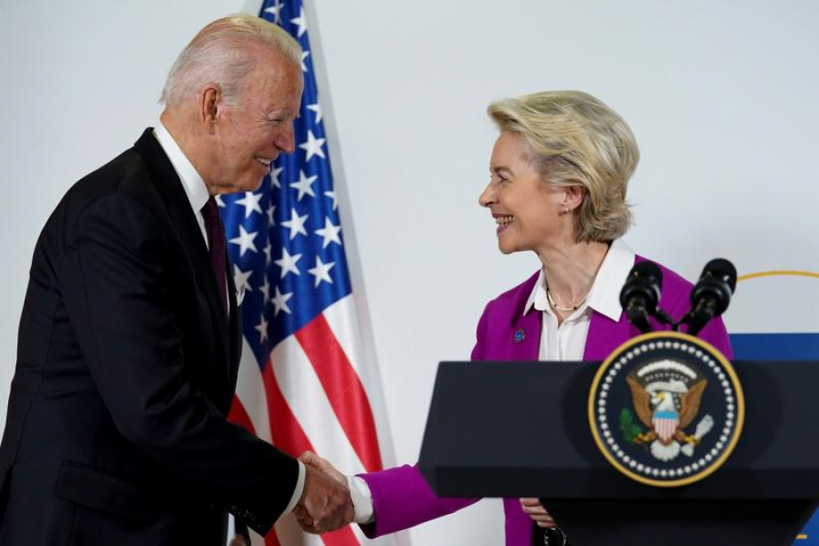 Joe Biden și Ursula von der Leyen, front comun în fața lui Lukașenko - în criza migranților de la frontiera polono-belarusă