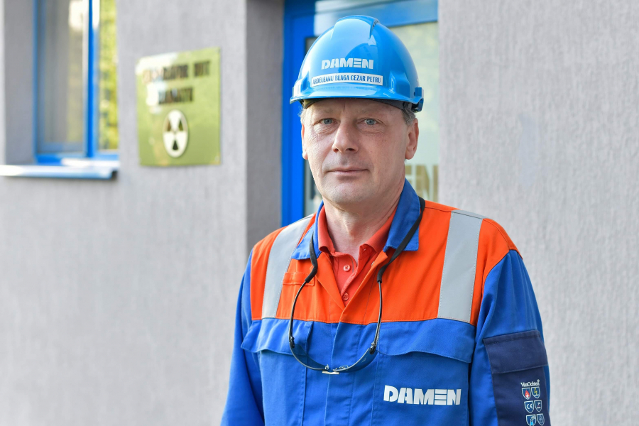 Damen Galaţi şi oamenii săi. Astăzi, Cezar – Şef Serviciu Laboratoare, Direcţia Proiecte. „A fi împreună este un început, a rămâne împreună este un progres, a lucra împreună este un succes.”