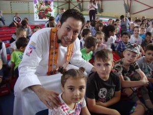 Chef Cezar Munteanu, în vizită la Şcoala Nr. 3