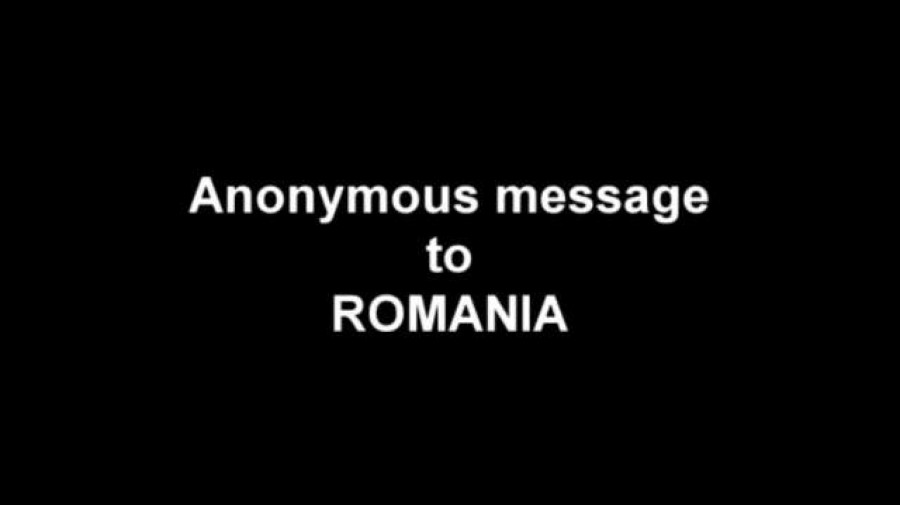Grupul Anonymous adresează un mesaj românilor: "Treziţi-vă!" 