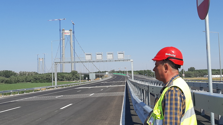 Rezultatele inspecției tehnice a CNAIR la podul peste Dunăre