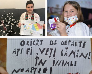 Mesajele elevilor gălăţeni către copiii români din diaspora (FOTO)