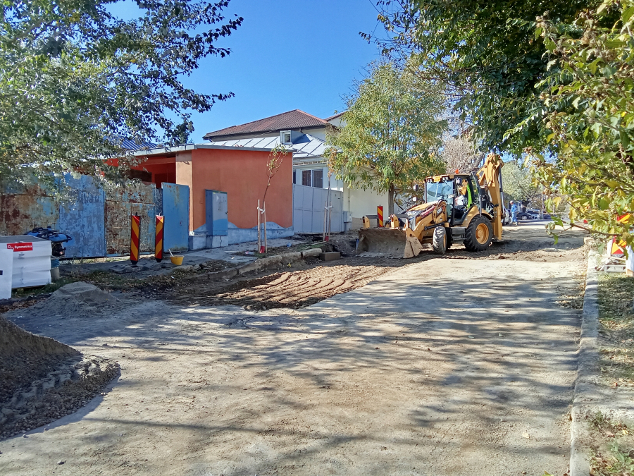 Poza zilei. Străduța care înghite peste 700.000 de lei