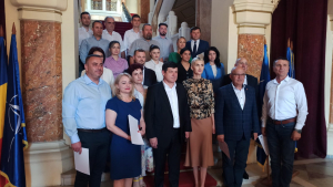 Ceremonie de înmânare a mandatelor viitorilor consilieri județeni