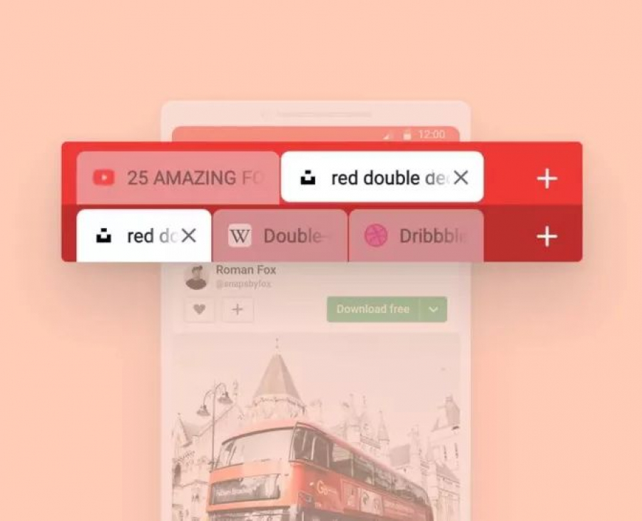 Vivaldi este primul web browser pentru mobil care poate afișa două rânduri de tab-uri