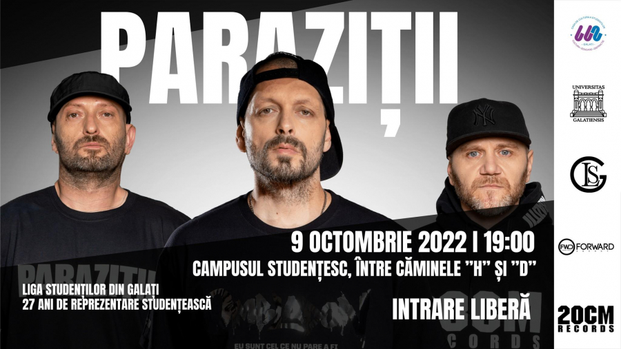 Intrare gratuită la concertul trupei Paraziţii