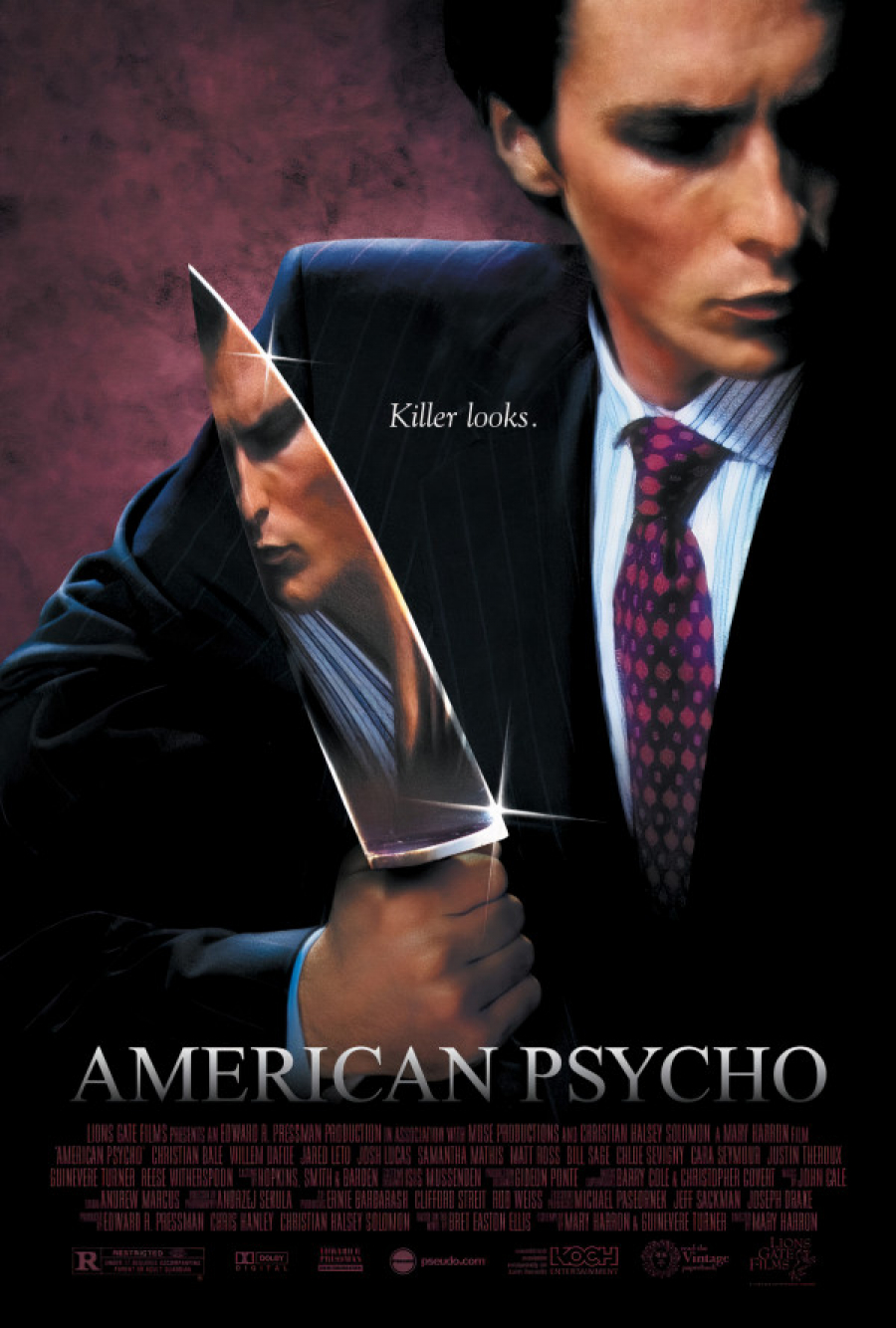 Christian Bale este „American Psycho” în filmul zilei