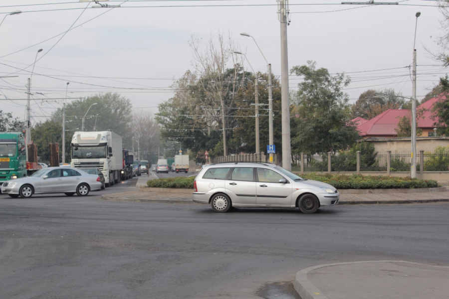 Bariera Traian, pe afară-i vopsit gardul, înăuntru-i leopardul (FOTO)