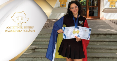 Olimpică de aur din Galați, printre cei „100 de tineri pentru dezvoltarea României”