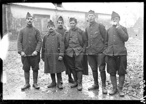 Militari români din Regimentul de marş al Legiunii străine franceze