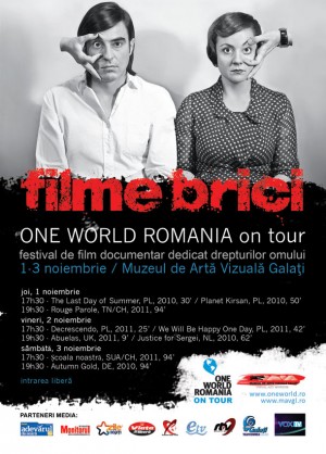 „One World Romania on tour”, la Galaţi: Festival de film documentar dedicat drepturilor omului