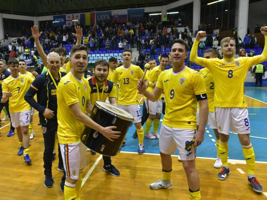 Naționala U19, la Campionatul European de FUTSAL