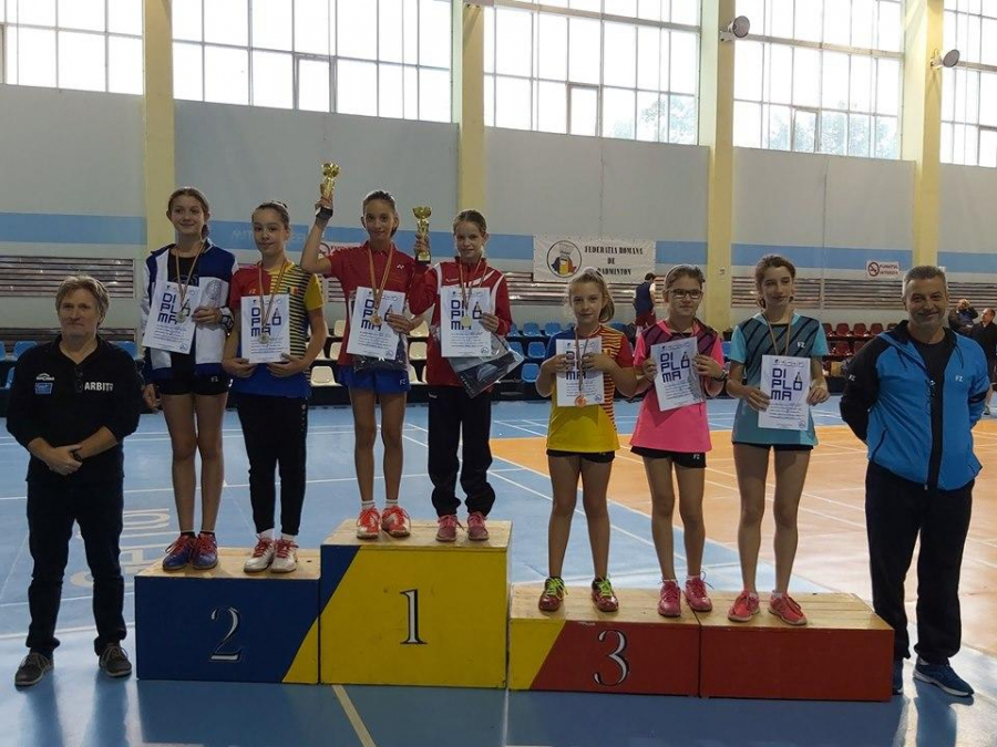 BADMINTON | Gălăţenii au luat patru medalii la Campionatul Naţional pentru juniori Under 13 şi Under 19