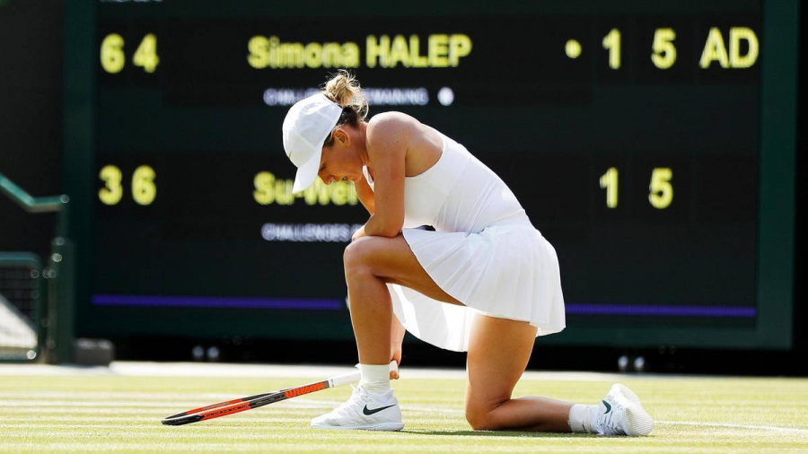 Simona Halep, autoeliminare la Wimbledon