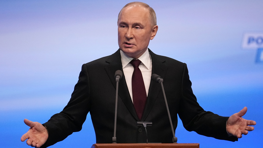 Putin, reales președinte al Rusiei cu 87,28 la sută din voturi