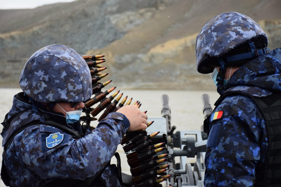 Forţele Navale, exerciţii militare pe Dunăre (FOTO și VIDEO)