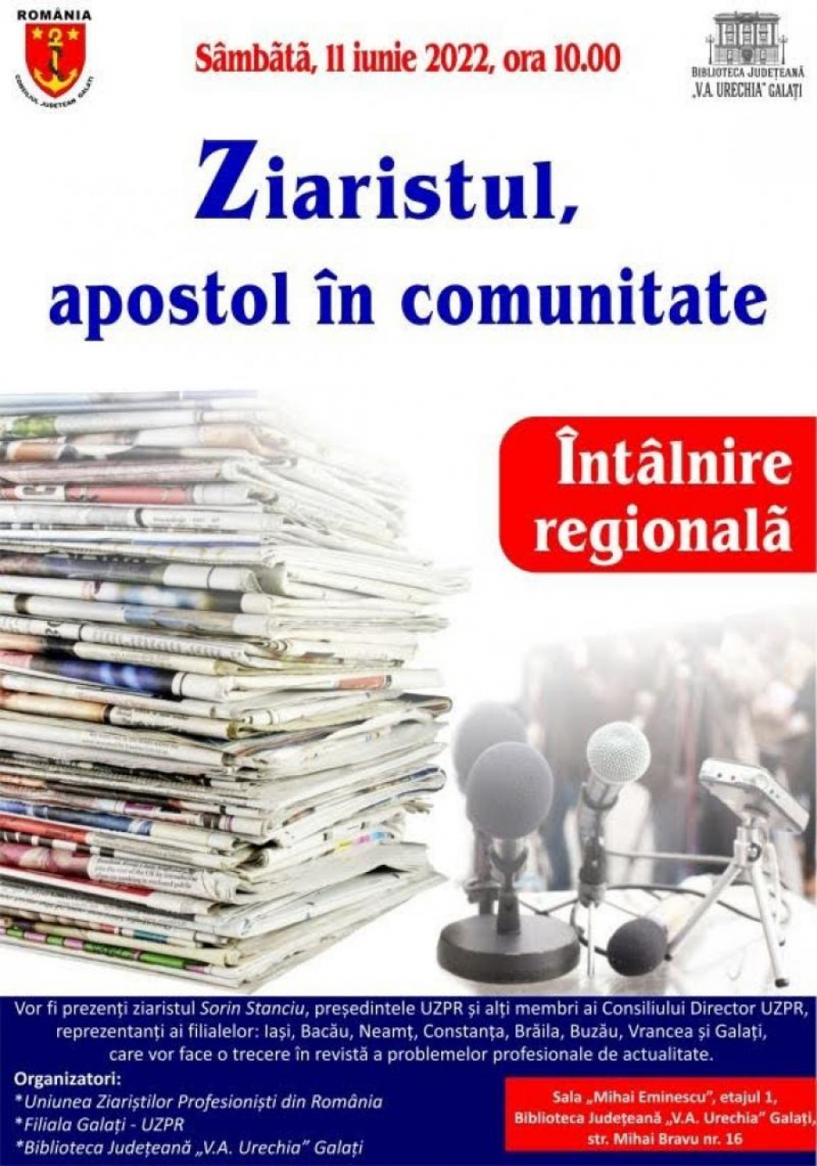 Întâlnire regională a ziariștilor profesioniști