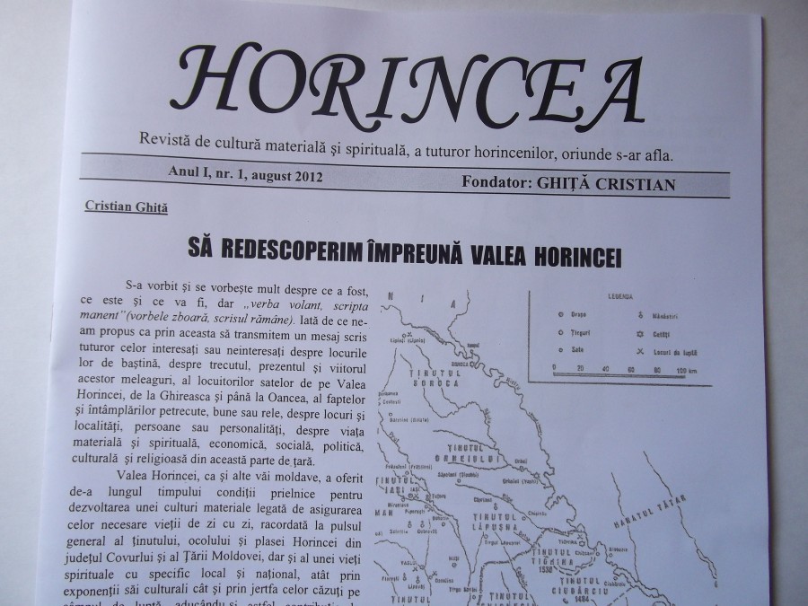 Valea Horincei are revistă