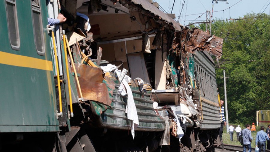 Tren marfar pe ruta Rusia - România, implicat într-un GRAV ACCIDENT FEROVIAR, cu peste 50 de victime