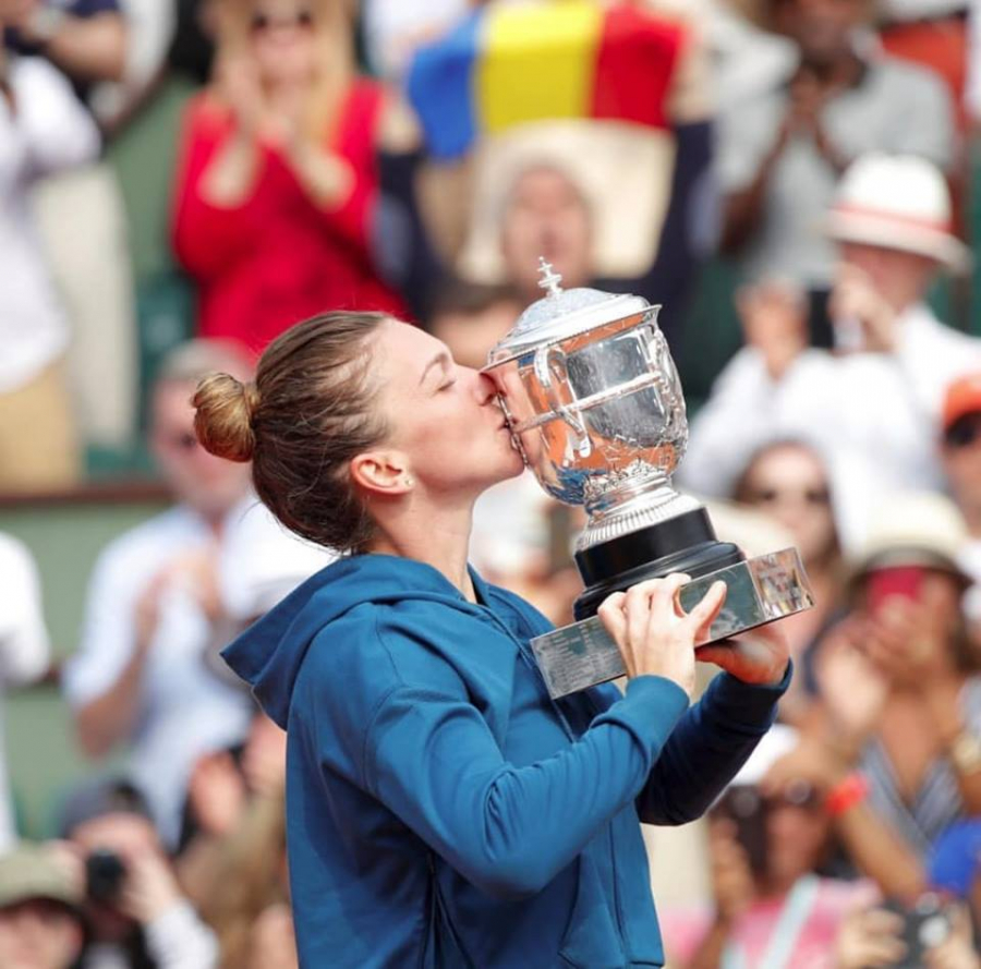 Simona Halep, primul trofeu de Grand Slam al carierei