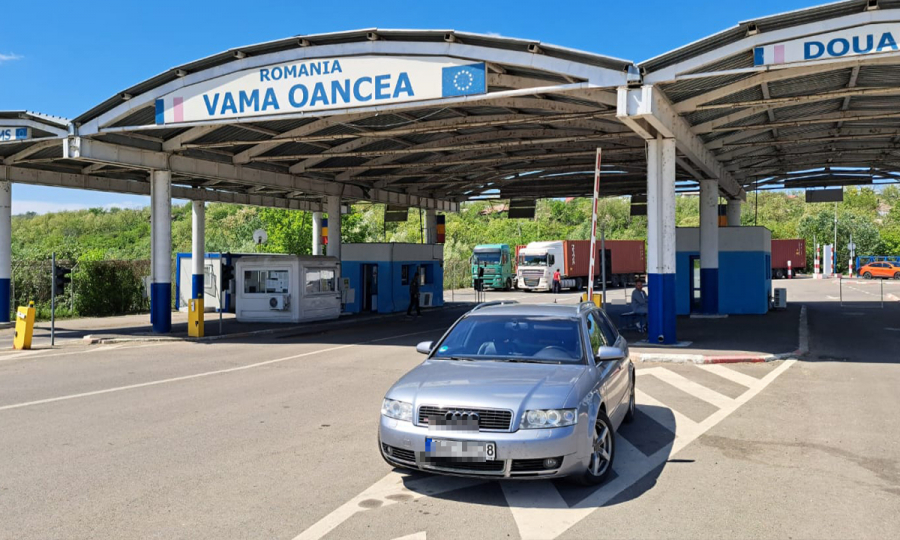 Permis de conducere polonez fals, la trecerea frontierei, la Oancea