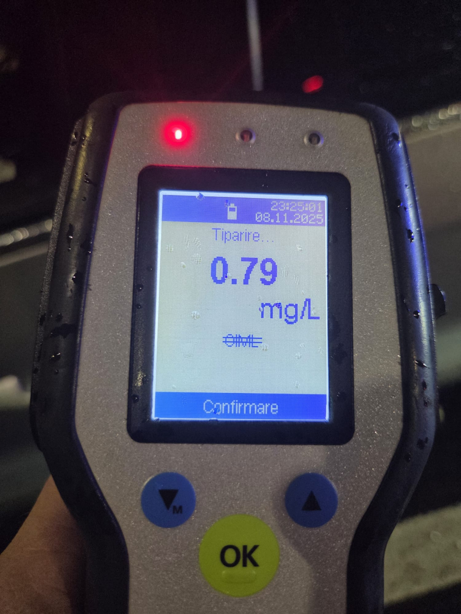 Şoferi depistaţi la volan sub influența alcoolului și a drogurilor. Razie pe drumurile din judeţ