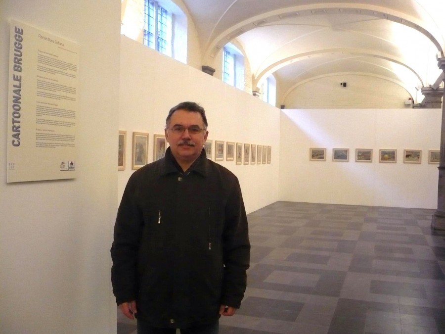 Poezie şi ironie la Bruges: Expoziţia lui Crihană a atins centrul ţintei