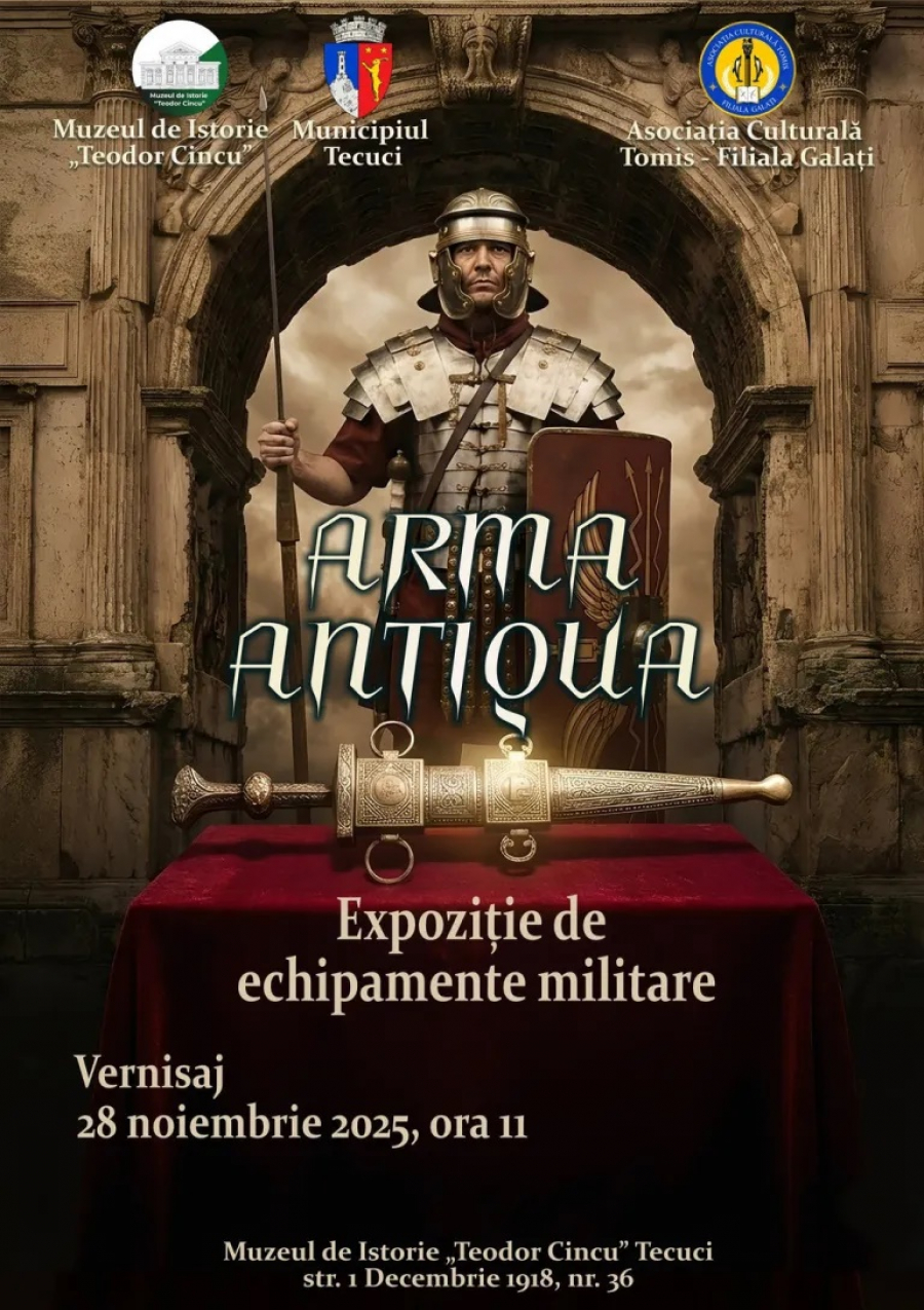 Expoziţie de arme şi echipamente militare antice