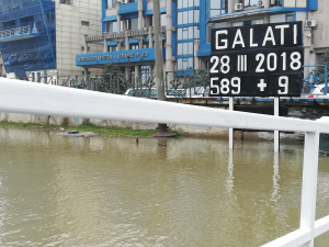 Dunărea mai are 11 centimetri până la cota de inundaţie
