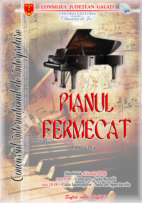 Înscrieri la Concursul „Pianul fermecat” – ediția a IX-a