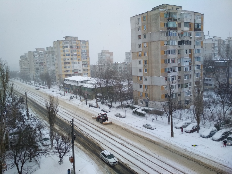 UPDATE. Cum se intervine pentru deszăpezirea străzilor din Galaţi