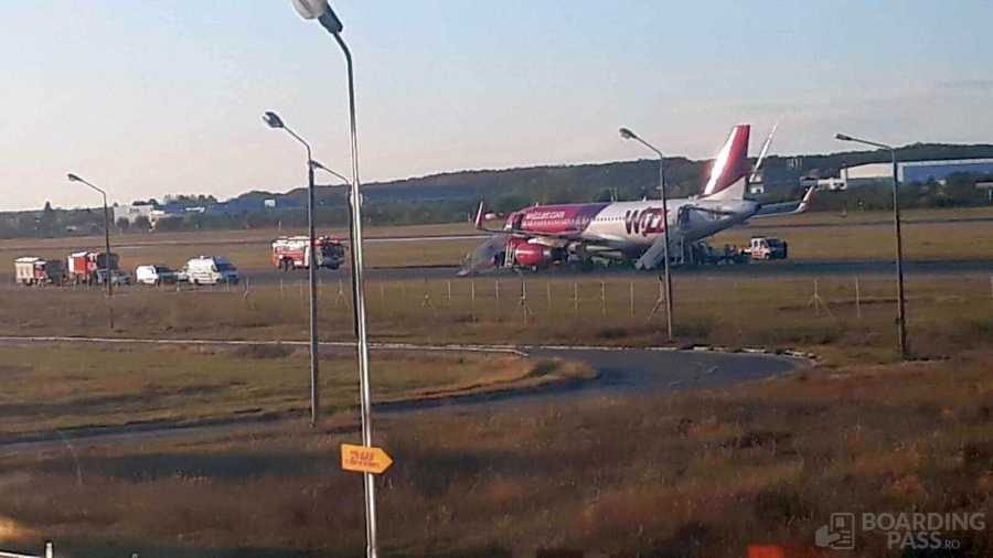 Ameninţare cu bombă într-o aeronavă Wizzair