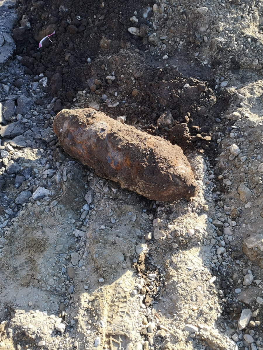 Bombă de aviație, descoperită pe bulevardul George Coșbuc